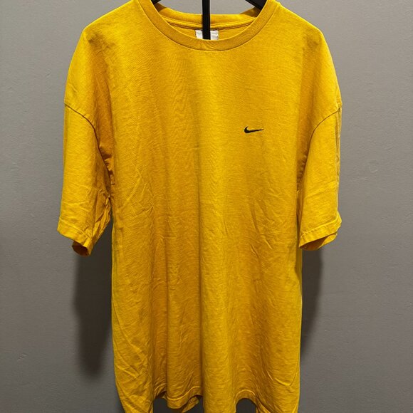 Nike Other - Vintage Nike Embroidered Black Logo 'Swoosh' T-Shirt